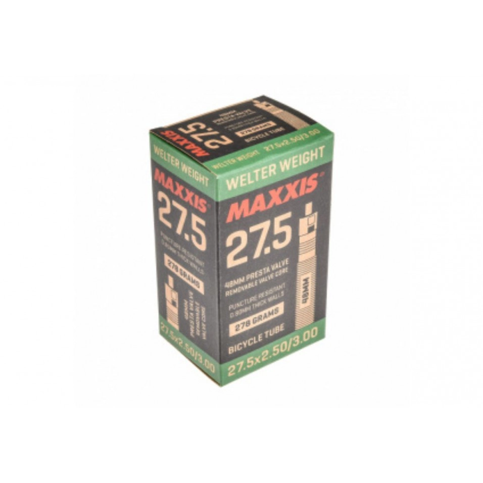 Camara Maxxis Fat/Plus 27.5 Presta 36mm 1 Camara Maxxis Fat/Plus 27.5 Presta 36mm