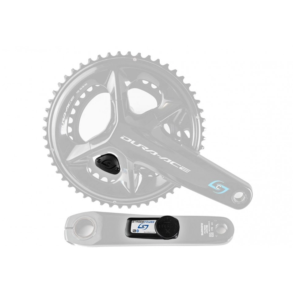 Plato Biela Stages Power LR - Shimano Dura-Ace R9200 - 170mm 1 Plato Biela Stages Power LR - Shimano Dura-Ace R9200 - 170mm